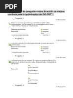 Cuestionario de Preguntas Sobre La Acción de Mejora Continua para La Optimización Del SG