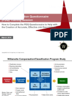 Position Description Questionnaire (PDQ) - Creation of Effective Job Descriptions