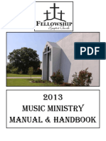 2013 Music Ministry Manual Handbook