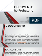 El Documento - Probatorio