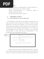 Práctica 6 - Intercambiador de Calor de Doble Tubo