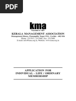 Membership Application Form (Indl) New Kma