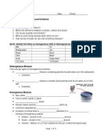 Solutions Notetaking Guide