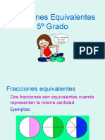 Refuerzo Fracciones Equivalentes 5°