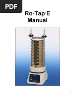 Ro-Tap E Manual 2005