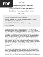 James Elmore Puckett v. United States, 314 F.2d 298, 10th Cir. (1963)