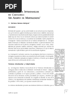 La Violencia Intrafamiliar en Cartagena