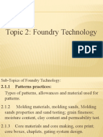 GTU B. E. Mech Sem V MP II Topic 2 Foundry Technology Ne