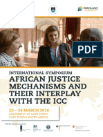 SYMPOSIUM REPORT: African Justice Mechanisms and Their Interplay With The International Criminal Court