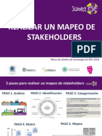 Pasos para Realizar Un Mapeo de Stakeholders