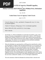 Unites States of America v. Jimmy Lawrence Ketchum, A/K/A William Price, 445 F.2d 860, 10th Cir. (1971)