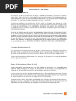 Clases de Red y Sub Redes PDF