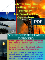 Retrofitting The Existing Flare / Burnery For Smoke Less Operations