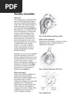 Shoulder Instability: What Is It?