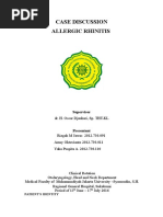 CASE Allergic Rhinitis