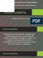 Análisis Elemental