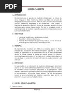 Uso Del Planimetro-Informe 3