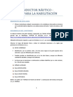 Guia para Habilitación Como Conductor Nautico PDF