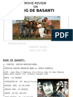 Movie Review On Rang de Basanti