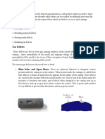 Gas Defects:: These Are Spherical, Flattened or Elongated Cavities