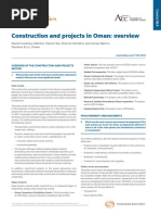 Construction and Projects in Oman: Overview