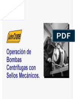 Operación de Bombas Centrífugas Con Sellos Mecánicos PDF