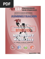 Módulo Word 2013 PDF