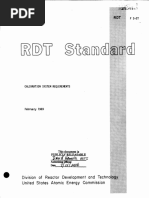 (RDT F3-2T) Calibration System Requirements (1969)