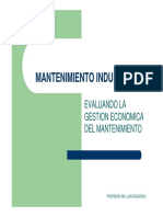 Evaluacion Economica Del Mantenimiento