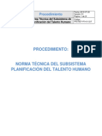 Procedimiento Planificacion Talento-Humano1