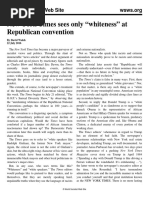 New York Times Sees Only "Whiteness" at Republican Convention