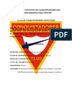 Informe Conquistadores