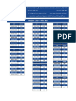Weight Chart - Flat Bar