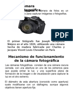 Unidad-II Camara Fotografica y Sus Mecanismos de Funcionamiento