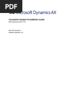 Cumulative Update 9 Installation Guide: Microsoft Dynamics AX 2012 R2