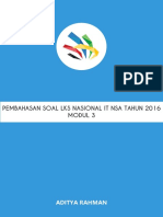 Pembahasan Soal Lks Nasional It Nsa Tahun 2016 Modul 3