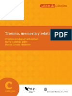 +L. Trauma, Memoria y Relato Featherston, Iribe, Mainero