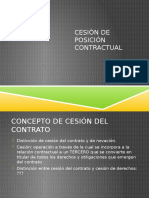 Cesion de Posicion Contractual