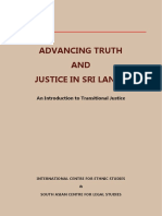 ICES - Advancing Truth and Justice in Sri Lanka Book English