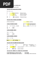 Calculo de Redes Desague