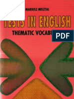 Tests in English Thematic Vocabulary