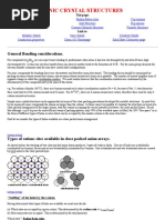 Ionic Crystal Structures