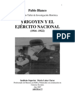 Yrigoyen y El Ejercito