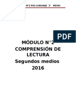 Módulo Comprensión Lectora 2° Medio