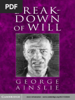 Ainslie, George - Breakdown of Will PDF