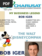 My Bussiness Legend: Bob Iger