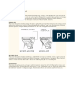 Types of Water Closet: Siphon-Vortex