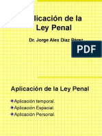 Aplicación de La Ley Penal