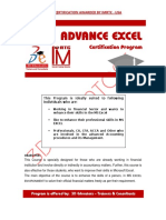 Advance Excel