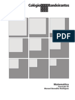 Matemática - Fascículo 05 - Revisão de Tópicos Do Ensino Fundamental